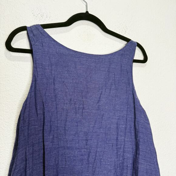 Eileen Fisher Shadow Striped Sleeveless Tunic
Metallic Tank Dress Sapphire - Picture 4 of 10
